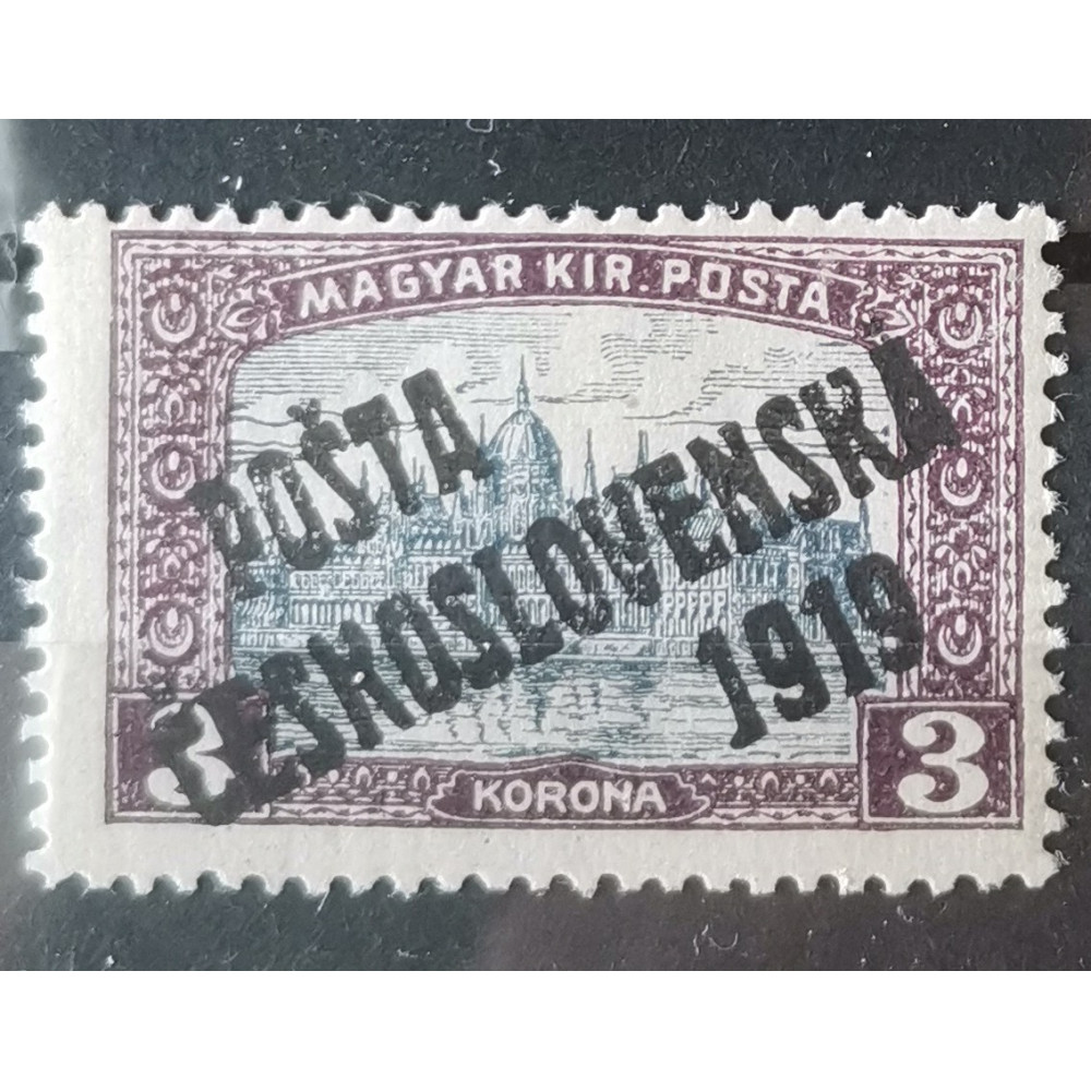 Selo Tchecoslováquia PČ 1919, 3K, Pof.116, MH*