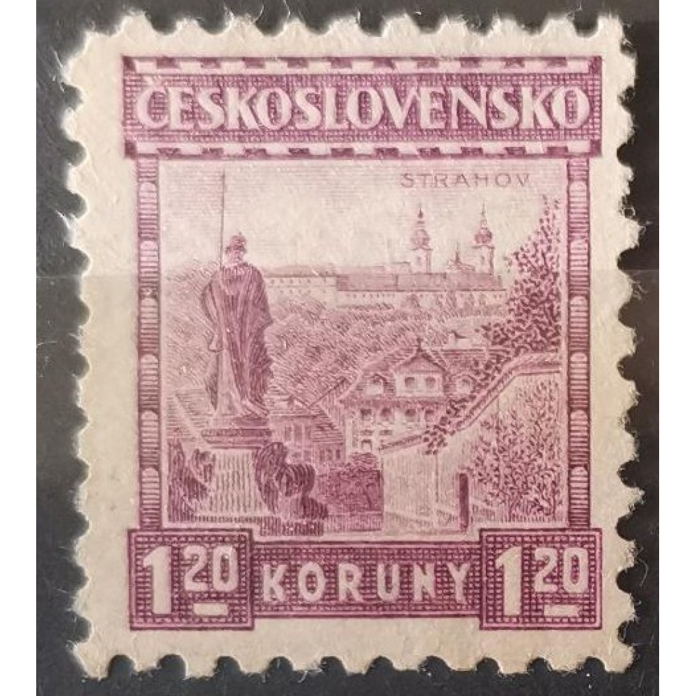 Stamp Czechoslovakia, 1,20 Kč, Pof.213, MH*