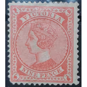Známka Victoria, 9p, Sg.185*