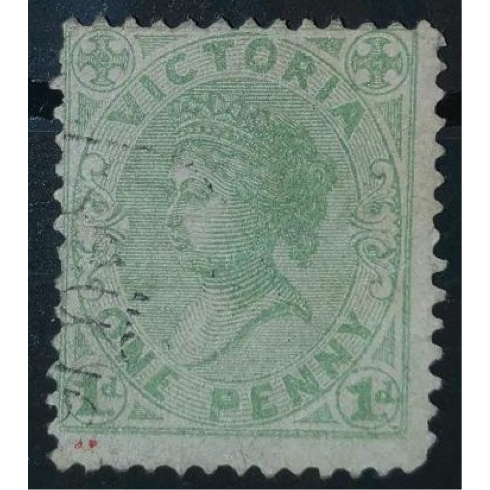 Sello Victoria, 1p, Sg.209, Usado/#