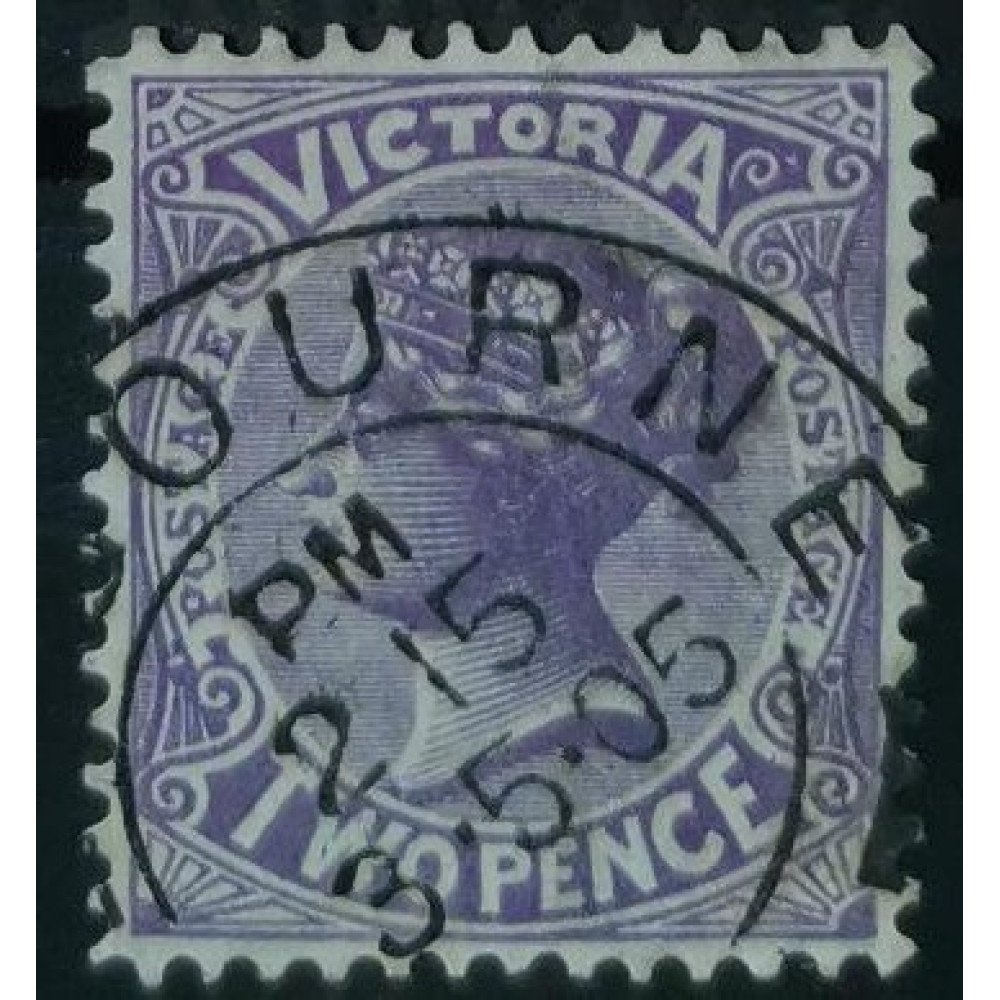 Sello Victoria, 2d, Sg.387, Usado/#