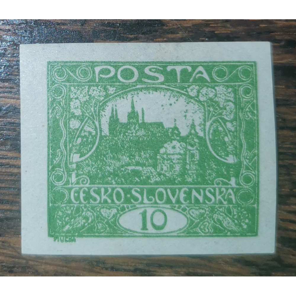 Známka ČSR, 10h, Pof.6*