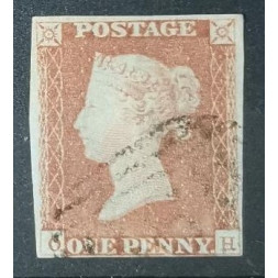 Stamp Great Britain, 1P, Sg.8, Used/#