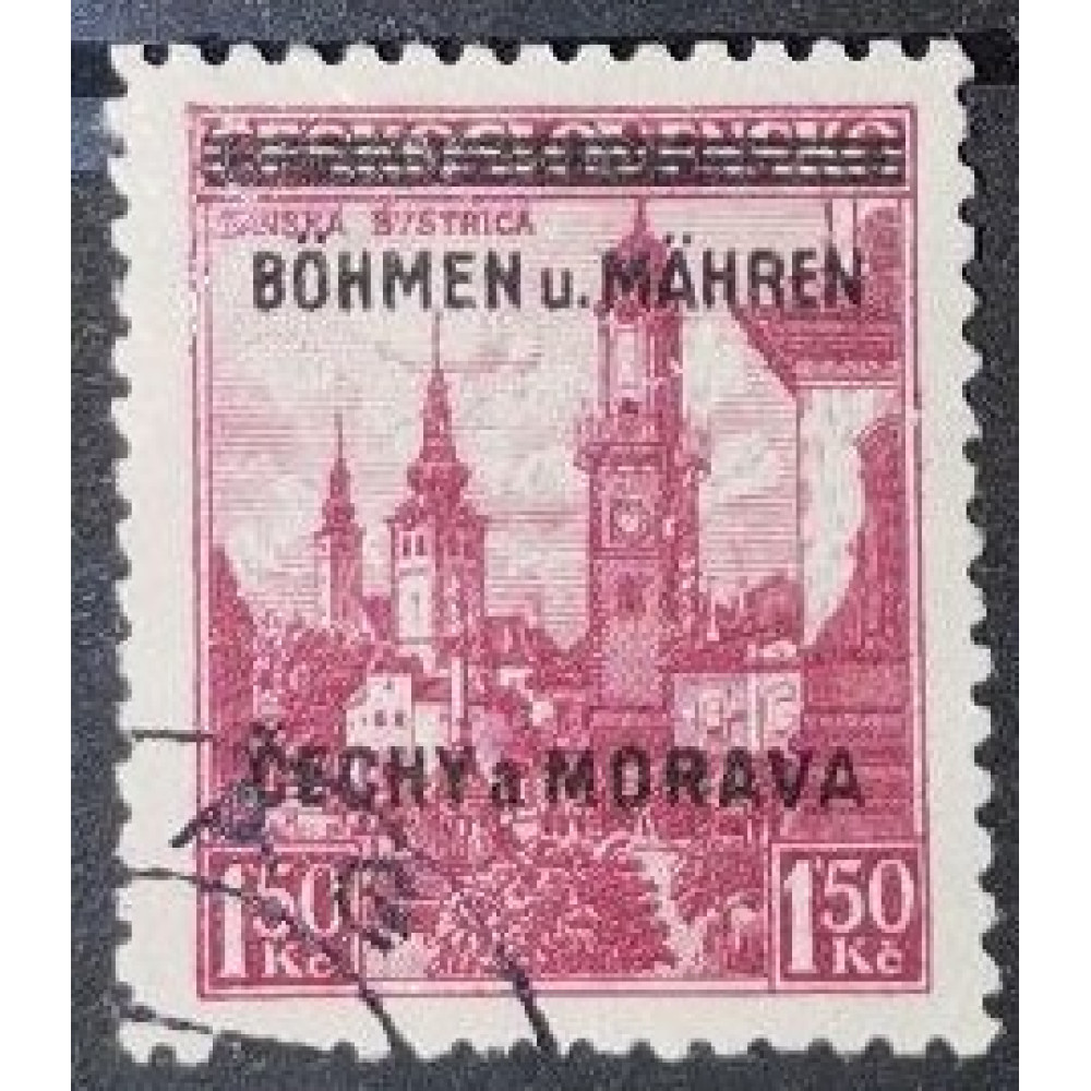 Selo Protetorado da Boêmia e Morávia, 1.50Kč, Pof.12, Usado/#