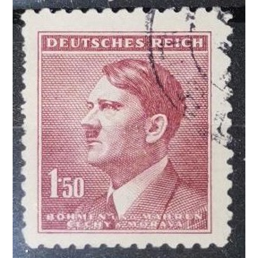 Sello Protectorado de Bohemia y Moravia, 1.50K, Pof.86, Usado/#