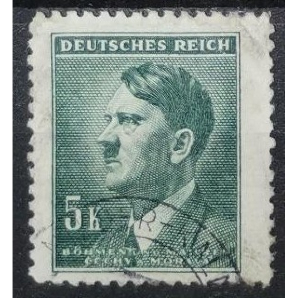 Sello Protectorado de Bohemia y Moravia, 5K, Pof.93, Usado/#