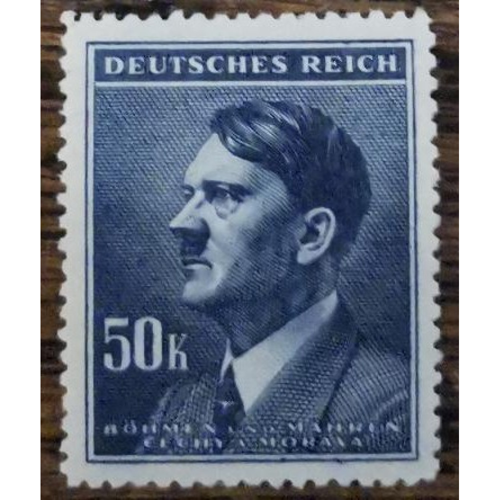 Sello Protectorado de Bohemia y Moravia, 50K, Pof.99, MNH**