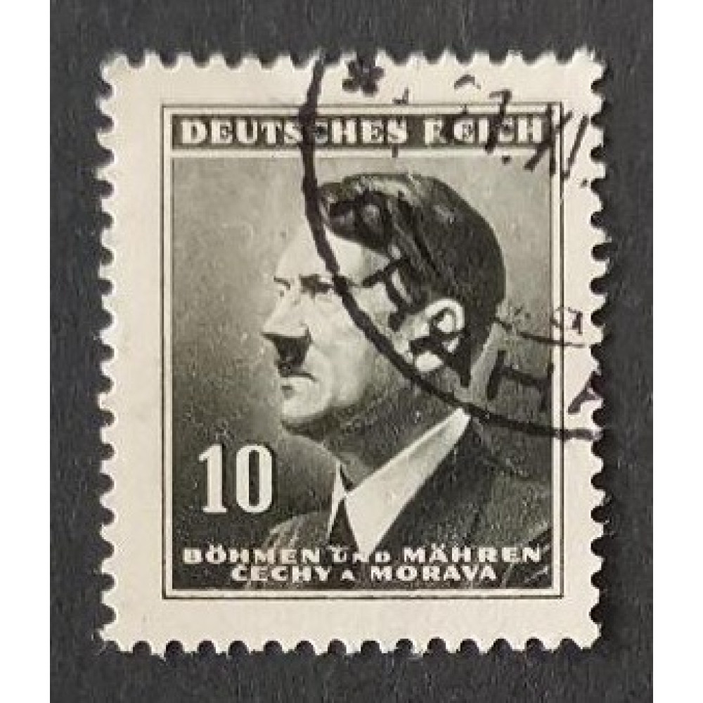 Briefmarke Böhmen und Mähren Protektorat, 10H, Pof.78, Used/#