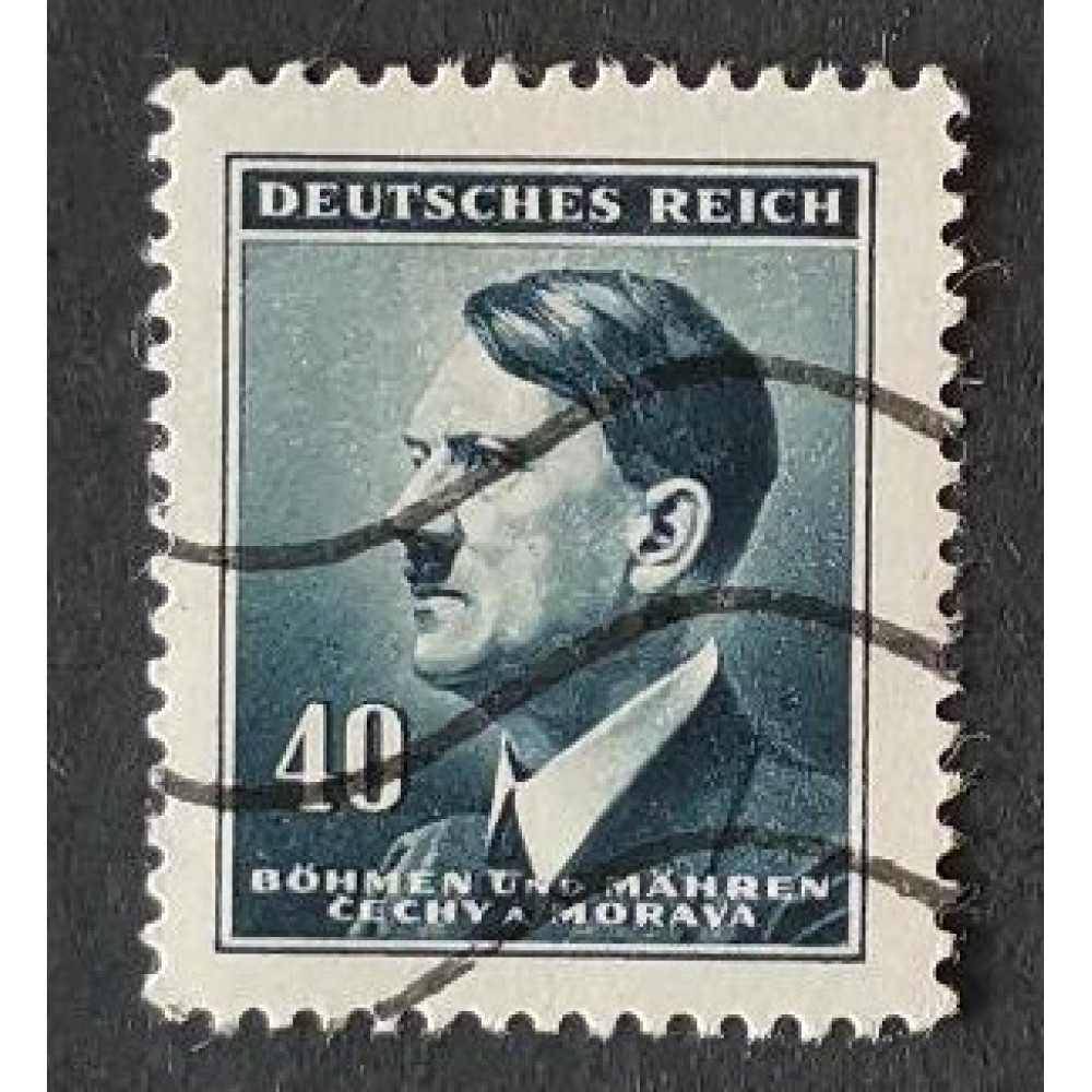 Briefmarke Böhmen und Mähren Protektorat, 40H, Pof.80, Used/#