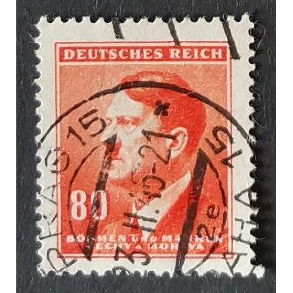 Briefmarke Böhmen und Mähren Protektorat, 80H, Pof.83, Used/#