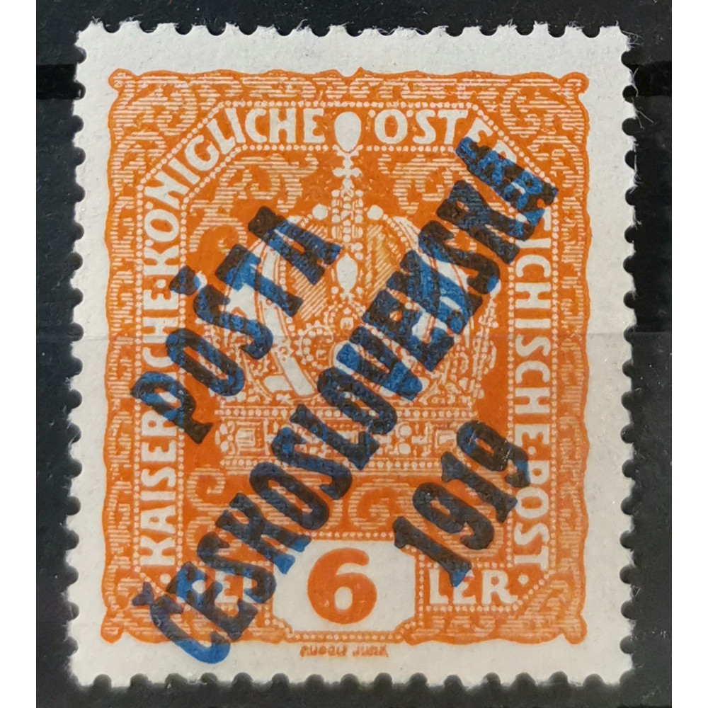 Sello Checoslovaquia PČ 1919, 6h, Pof.35, MH* 1