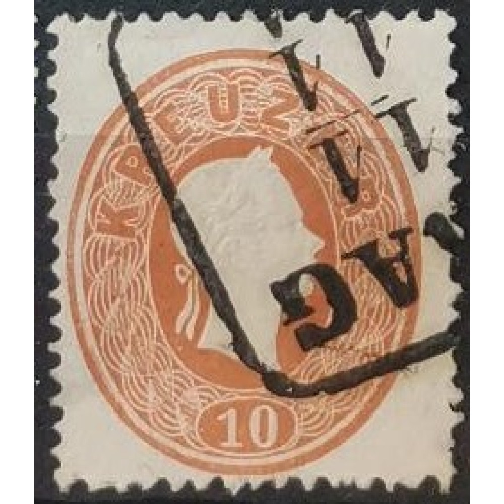 Známka Rakousko, 10Kr, Mi.21#