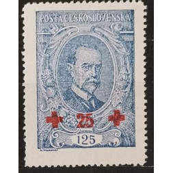 Stamp Czechoslovakia, 125+25h, Pof.172, MH*