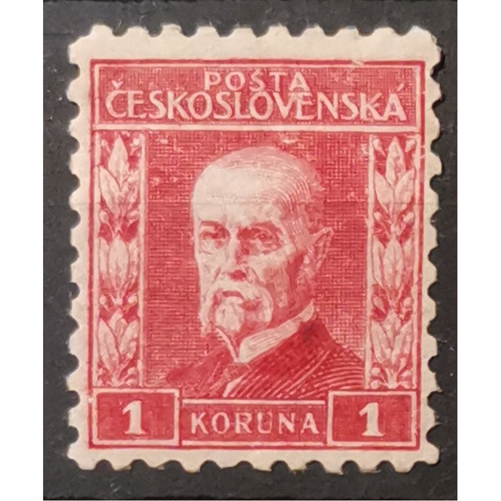 Sello Checoslovaquia, 1 Kč, Pof.201, Usado/#