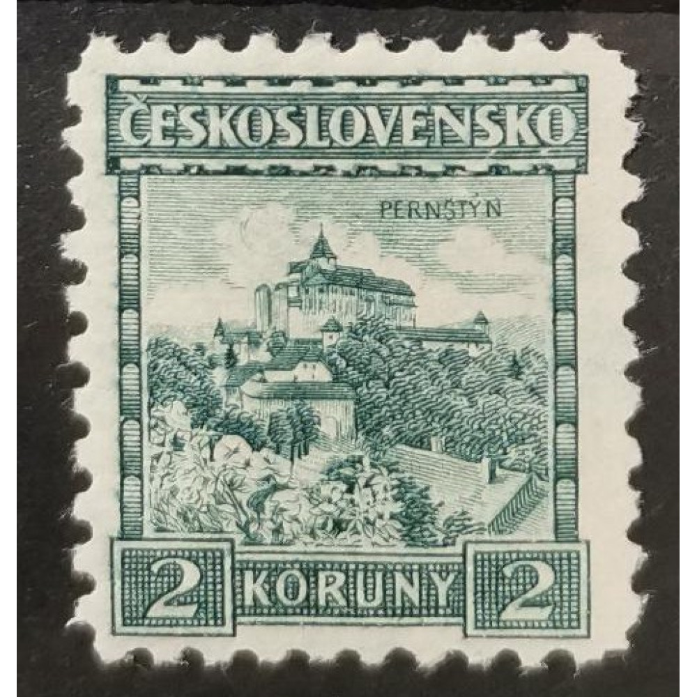 Sello Checoslovaquia, 2 Kč, Pof.221, MH*