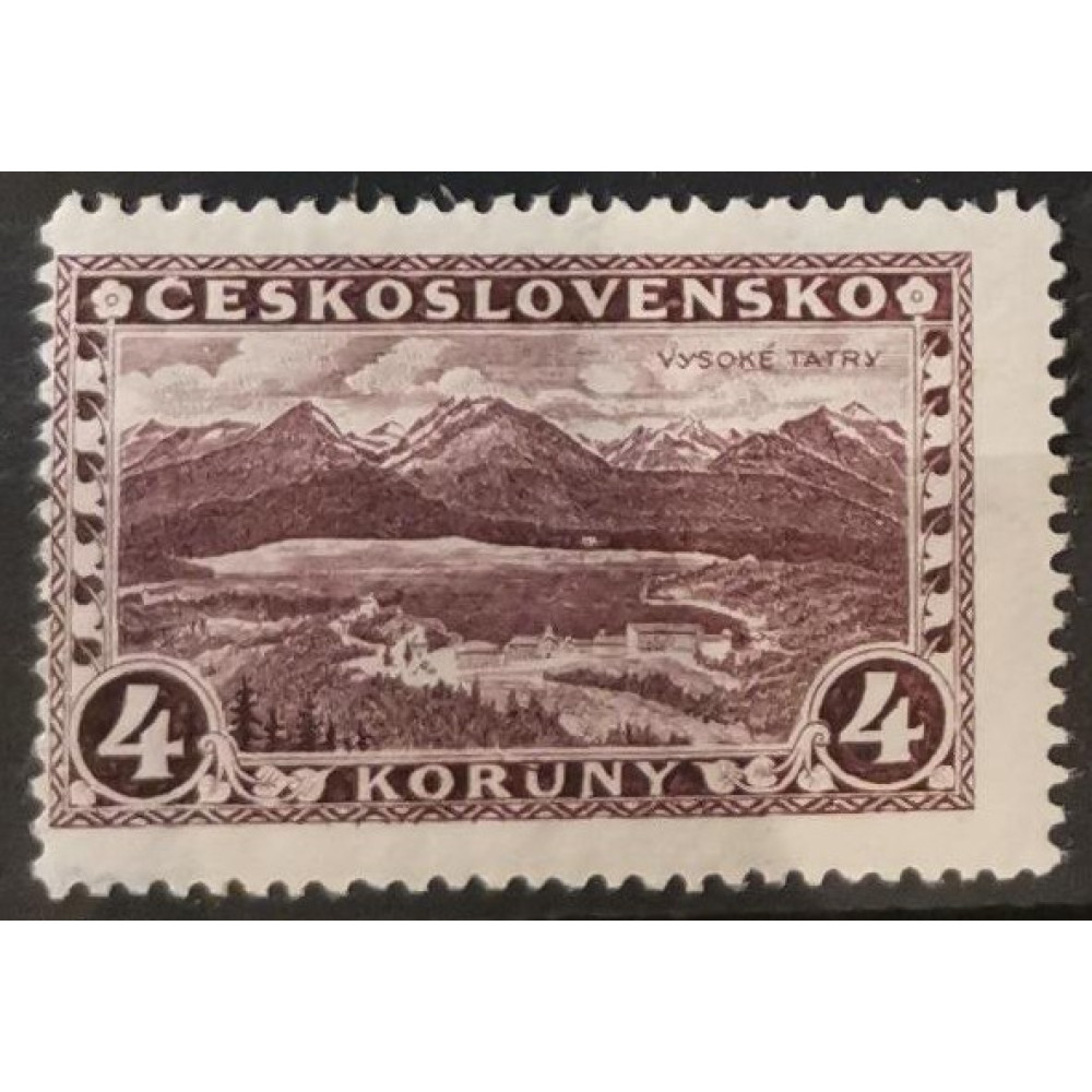 Briefmarke Tschechoslowakie, 4 Kč, Pof.227, MH*