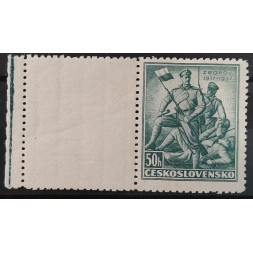 Briefmarke mit Ziefeldern Tschechoslowakie, 50h, Pof.318, MNH**
