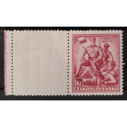 Briefmarke mit Ziefeldern Tschechoslowakie, 1 Kč, Pof.319, MNH**