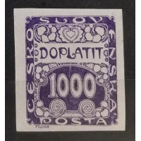 Stamp Czechoslovakia, 1000h, Pof.DL13, MH*