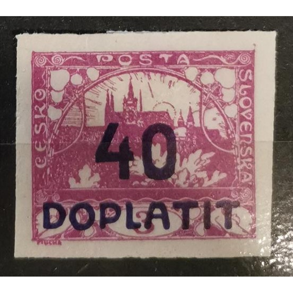 Sello Checoslovaquia, 40/3, Pof.DL18, MH*