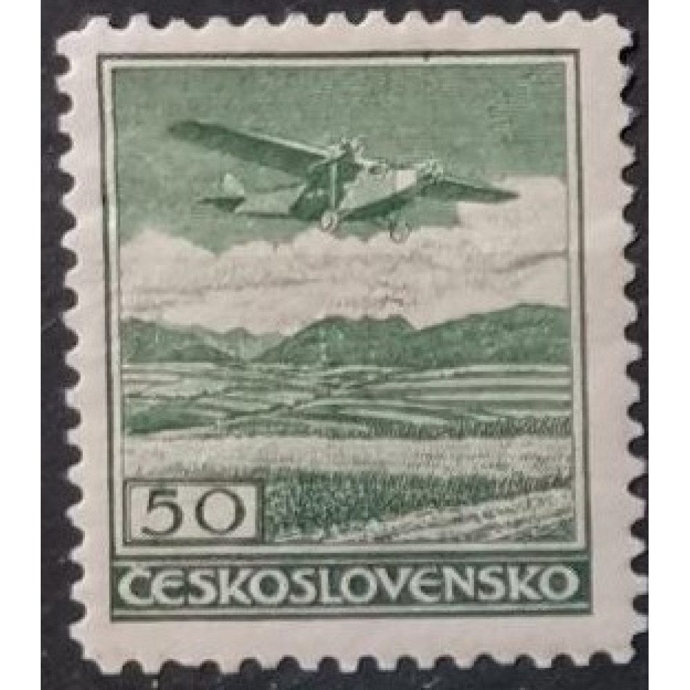 Sello Checoslovaquia, 50h, Pof.L7, MH*