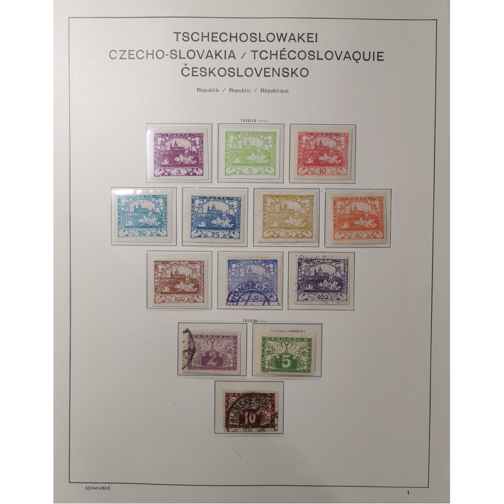 Briefmarke Tschechoslowakie list