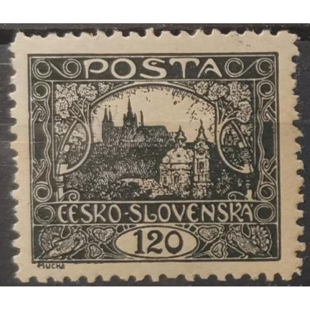 Selo Tchecoslováquia, 120h, Pof.21D, MNH**