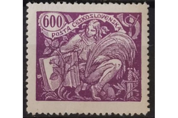 Známka ČSR, 600h, Pof.169*