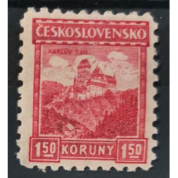 Briefmarke Tschechoslowakie, 1,50 Kč, Pof.214, MH*