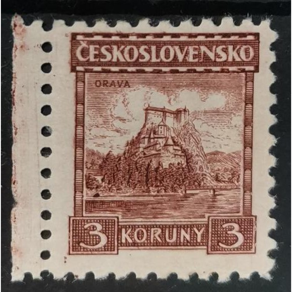 Briefmarke Tschechoslowakie, 3 Kč, Pof.224, MH*