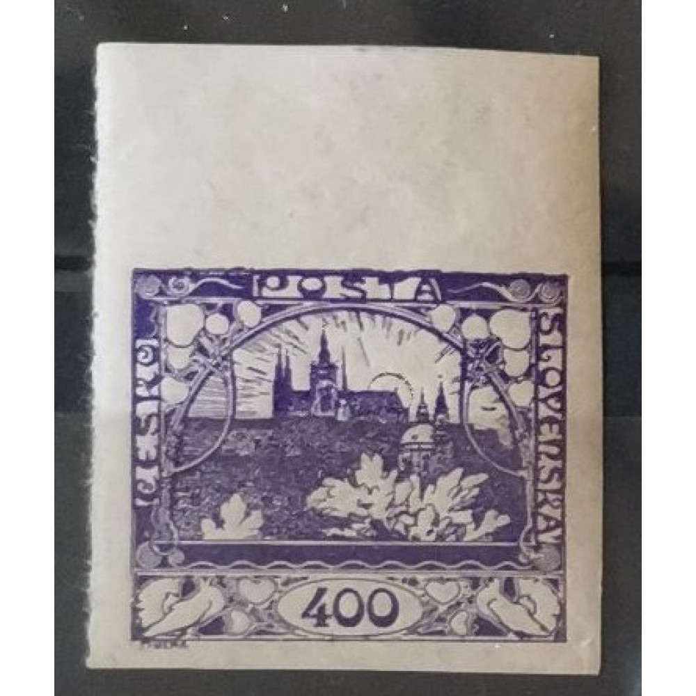 Selo Tchecoslováquia, 400h, Pof.24, MNH** 