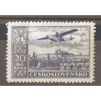 Stamp Czechoslovakia, 20 Kč, Pof.L14, MH*, 13 3/4