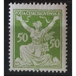 Briefmarke Tschechoslowakie, 50h, Pof.156, MNH** 