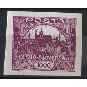 Známka ČSR, 1000h, Pof.26*