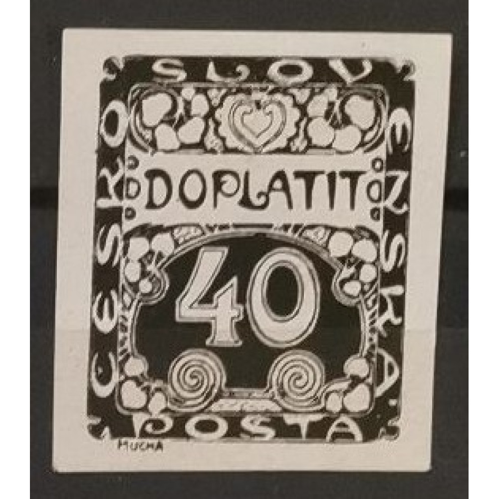 Proofs Czechoslovakia, 40h, Pof.DL7, MH* 