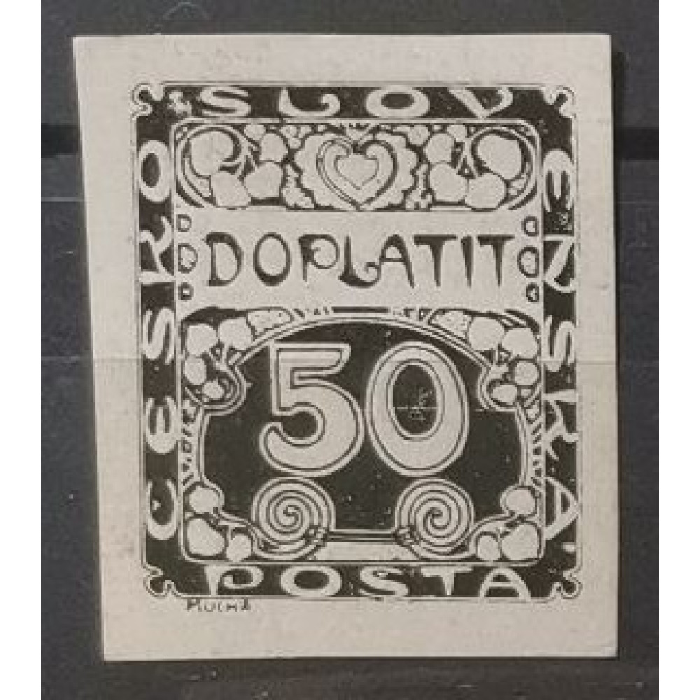 Proofs Czechoslovakia, 50h, Pof.DL8, MH* 
