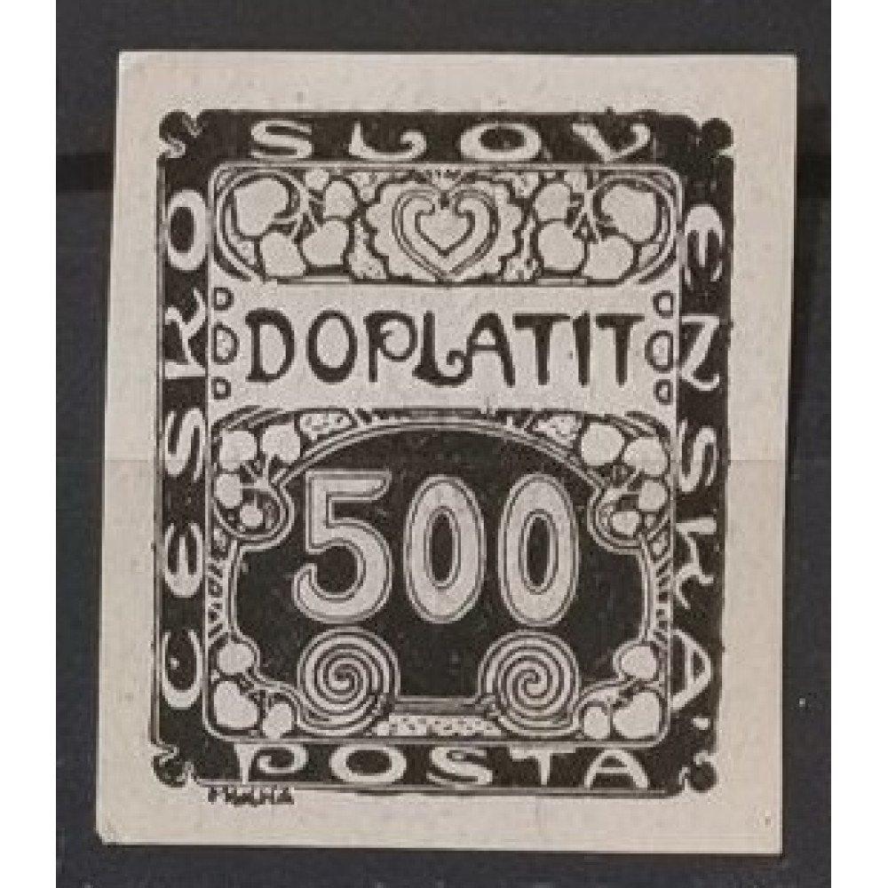 Proofs Czechoslovakia, 500h, Pof.DL12, MH* 
