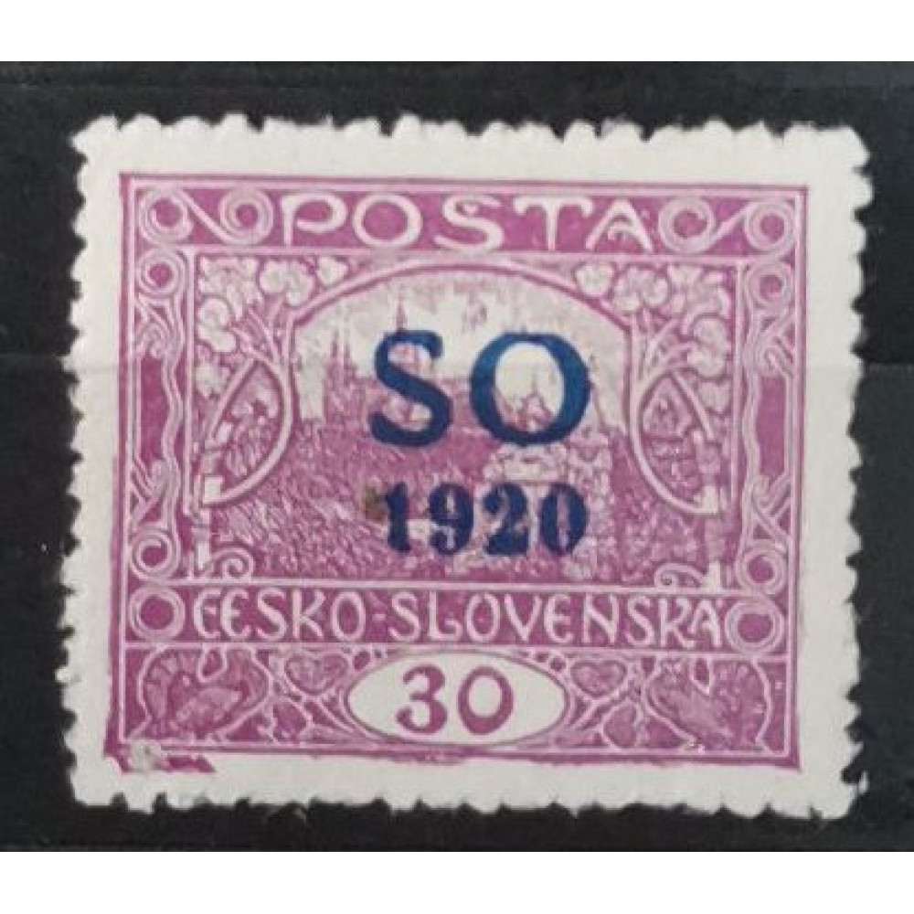 Briefmarke Tschechoslowakie, Pof.SO10, MH*