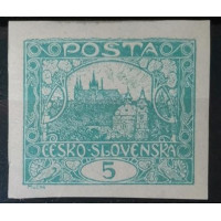 Známka ČSR, 5h, Pof.4**