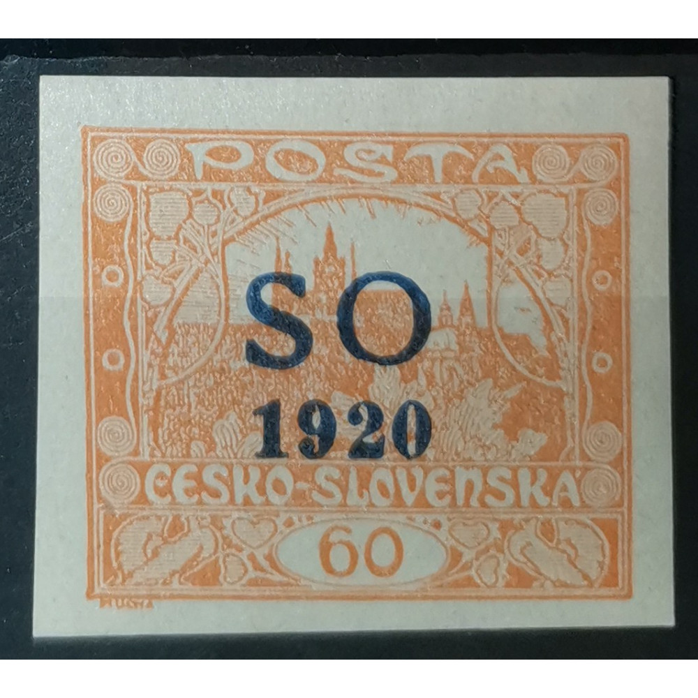 Selo Tchecoslováquia, 60h, Pof.SO14, MH*