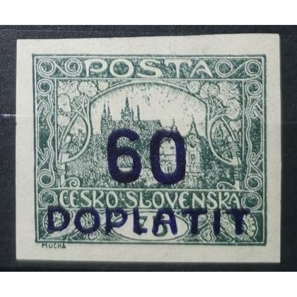 Stamp Czechoslovakia, 60/75h, Pof.DL22, MH*