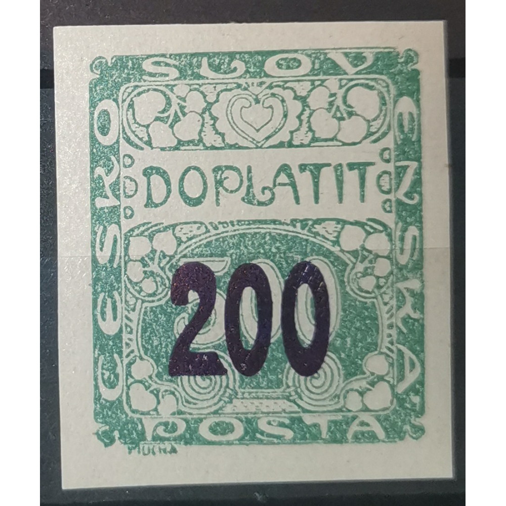 Stamp Czechoslovakia, 200/500h, Pof.DL41, MH*
