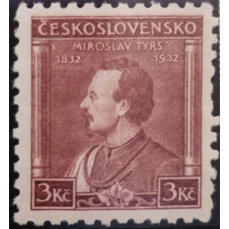 Briefmarke Tschechoslowakie, 3 Kč, Pof.271, MH*