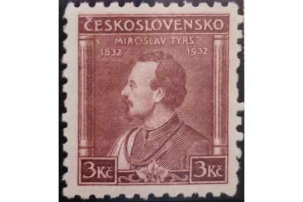 Známka ČSR, 3 Kč, Pof.271*