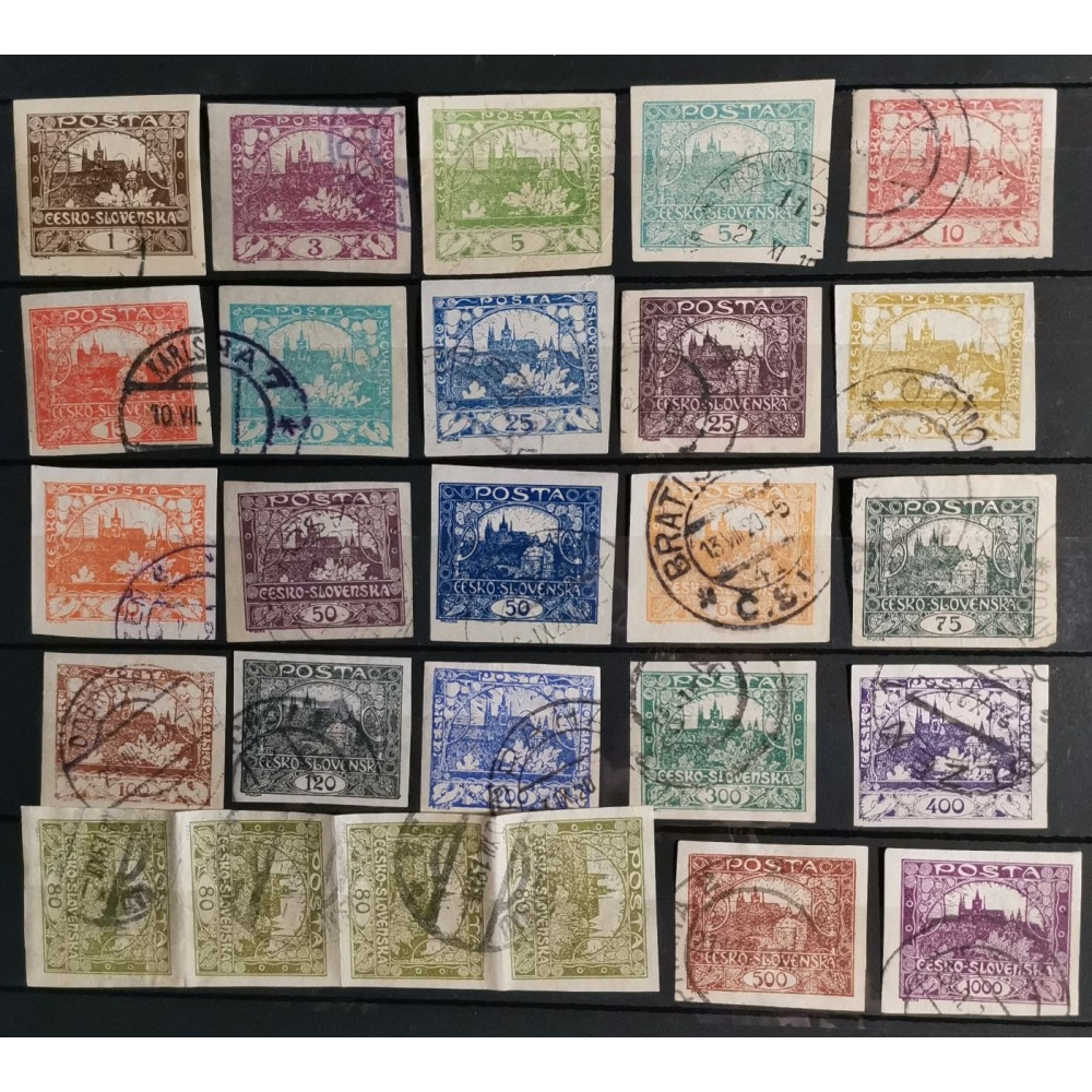 Briefmarke Tschechoslowakie, Pof.1-26, Used/#