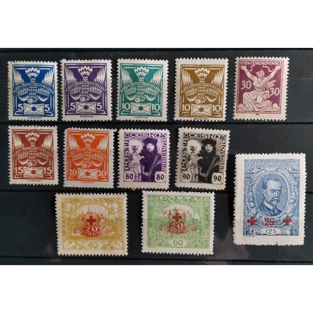 Briefmarken Tschechoslowakie, 5h, Pof.143, MH* 