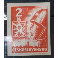 Stamp Czechoslovakia, 2 K, Mi.408, MH*