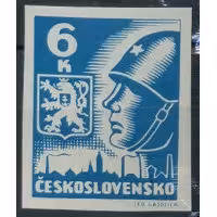 Stamp Czechoslovakia, 6 K, Mi.410, MNH**