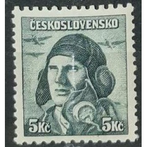 Londýnské vydání - 5 Kč modrozelená
