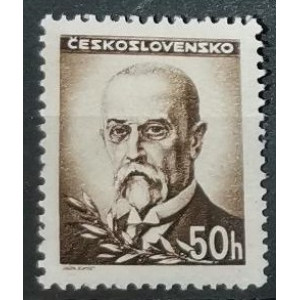 Portréty - T. G. Masaryk - 50 h tmavohnědá